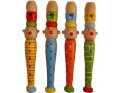 Wooden flute clown