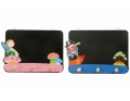 Wooden pirate and fairy black board