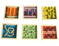 Wooden labyrinth game
